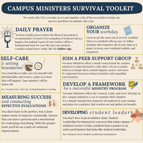 Campus Ministers Survival Toolkit